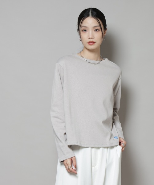 ORCIVAL（オーシバル）の「ORCIVAL/CREW NECK L/S P.O.（Tシャツ/カットソー・レディース・その他1/その他2/グレイッシュベージュ/ブラウン・FREE）」の14枚目の写真