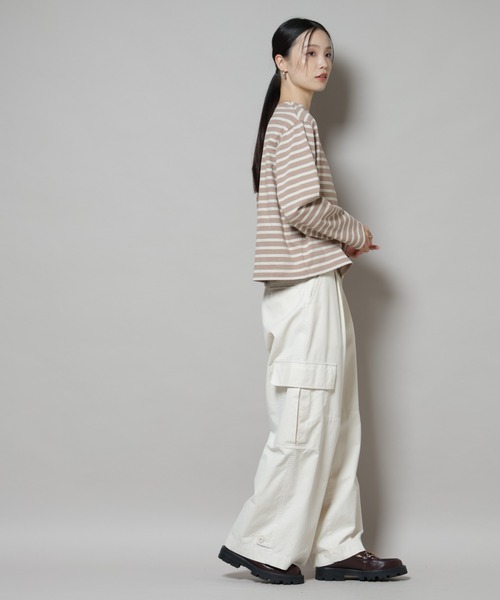 ORCIVAL（オーシバル）の「ORCIVAL/CREW NECK L/S P.O.（Tシャツ/カットソー・レディース・その他1/その他2/グレイッシュベージュ/ブラウン・FREE）」の15枚目の写真