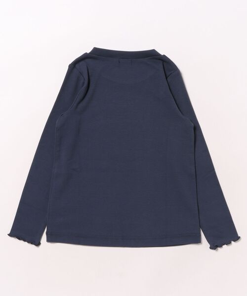 HAKKA KIDS(ハッカキッズ)の「ウォームフライス長袖Tシャツ(Tシャツ/カットソー・キッズ・オフホワイト/ピンク/チャコール・100cm/110cm/120cm/130cm)」の4枚目の写真