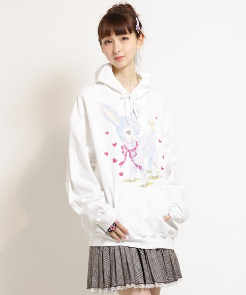 MILK（ミルク）の「Heartful Bambi パーカー（パーカー・レディース・B/A/C・FREE）」の2枚目の写真