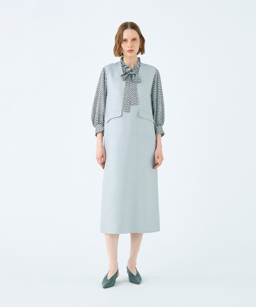 BALLSEY(ボールジィ)の「メテオールリバー リバーシブルサックワンピース(ワンピース・レディース・ライトグレー/ブラック・36)」の10枚目の写真