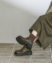 LAKOLE（ラコレ）の「ニットコンビベルトブーツ / 581022（ブーツ）」