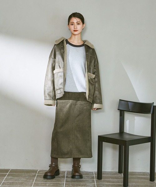 LAKOLE(ラコレ)の「ニットコンビベルトブーツ / 581022(ブーツ・レディース・ブラウン/ブラック・MEDIUM/LARGE)」の20枚目の写真