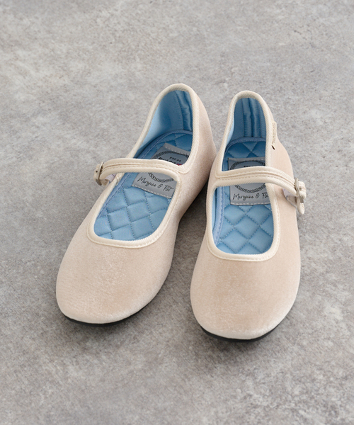 U by SPICK&SPAN(ユーバイスピックアンドスパン)の「Rockfish Weatherwear/ロックフィッシュウェザーウェア BELLA QLTD M.JANE(バレエシューズ・レディース・ベージュ/ブラック・24.5cm/24cm/23.5cm)」の1枚目の写真