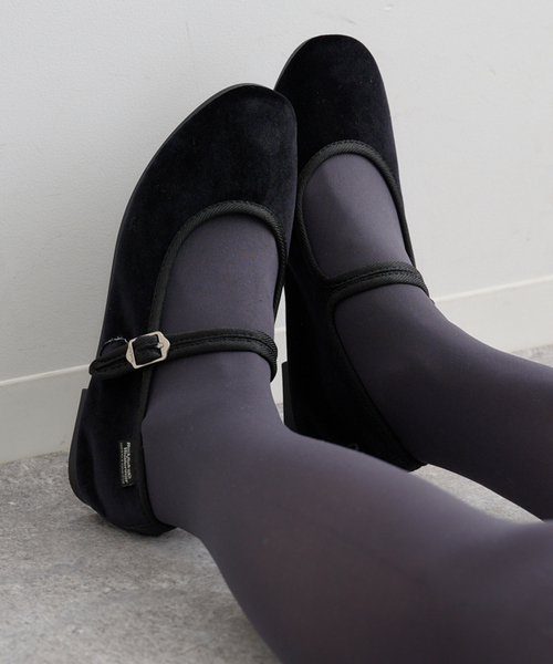 U by SPICK&SPAN(ユーバイスピックアンドスパン)の「Rockfish Weatherwear/ロックフィッシュウェザーウェア BELLA QLTD M.JANE(バレエシューズ・レディース・ベージュ/ブラック・24.5cm/24cm/23.5cm)」の2枚目の写真