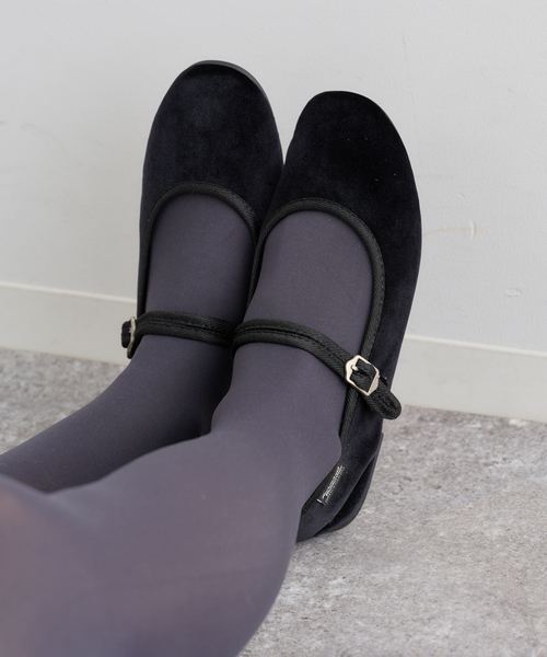 U by SPICK&SPAN(ユーバイスピックアンドスパン)の「Rockfish Weatherwear/ロックフィッシュウェザーウェア BELLA QLTD M.JANE(バレエシューズ・レディース・ベージュ/ブラック・24.5cm/24cm/23.5cm)」の7枚目の写真