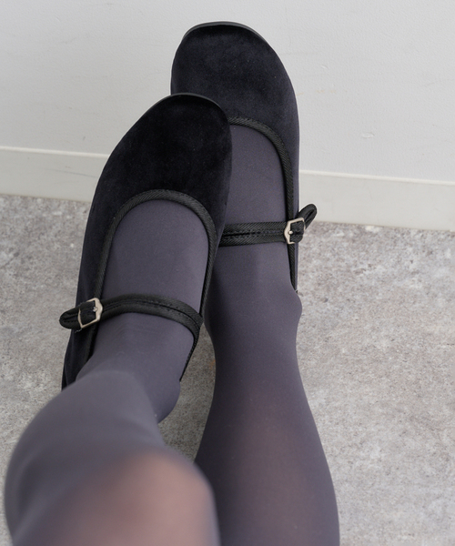 U by SPICK&SPAN(ユーバイスピックアンドスパン)の「Rockfish Weatherwear/ロックフィッシュウェザーウェア BELLA QLTD M.JANE(バレエシューズ・レディース・ベージュ/ブラック・24.5cm/24cm/23.5cm)」の6枚目の写真