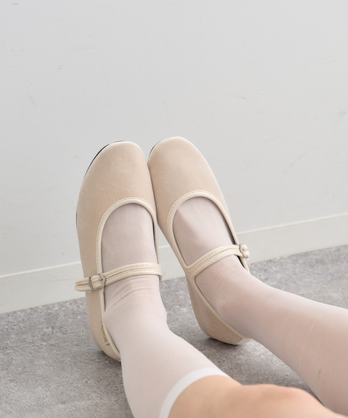 U by SPICK&SPAN(ユーバイスピックアンドスパン)の「Rockfish Weatherwear/ロックフィッシュウェザーウェア BELLA QLTD M.JANE(バレエシューズ・レディース・ベージュ/ブラック・24.5cm/24cm/23.5cm)」の11枚目の写真