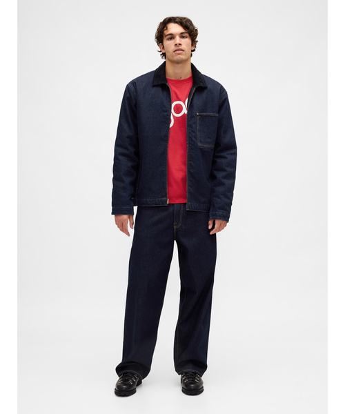 GAP(ギャップ)の「GAPロゴTシャツ(Tシャツ/カットソー・メンズ・ブラック/レッド/ホワイト/ネイビー・XS/S/M/L/XL)」の7枚目の写真