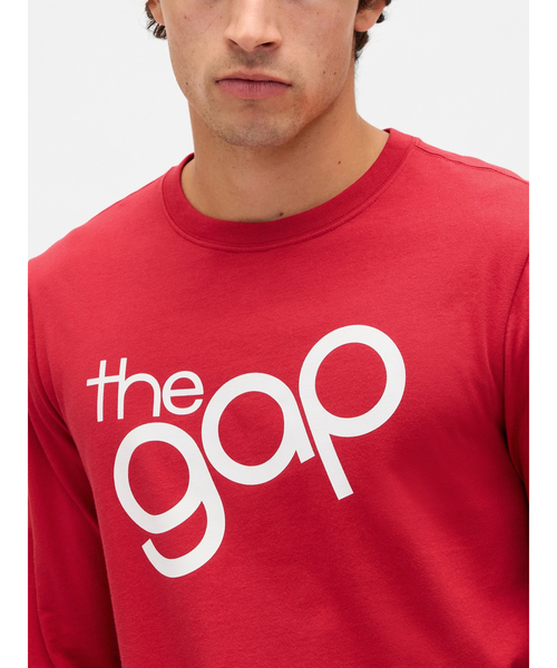 GAP(ギャップ)の「GAPロゴTシャツ(Tシャツ/カットソー・メンズ・ブラック/レッド/ホワイト/ネイビー・XS/S/M/L/XL)」の9枚目の写真