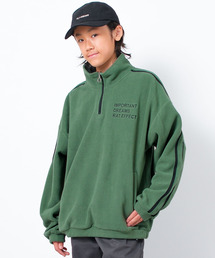 ハーフジップ」に該当するグリーン・カーキ/緑色系の