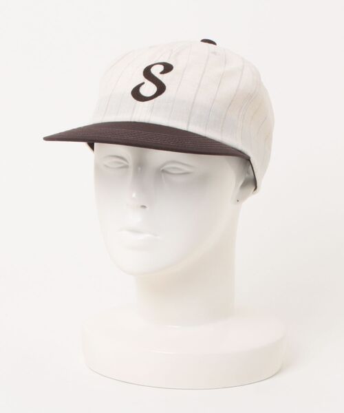 schott（ショット）の「【SCHOTT】ショット STRIPE CAP ストライプキャップ クラシックロゴ SC149（キャップ・メンズ・ブラック/ブラウン・FREE）」の2枚目の写真