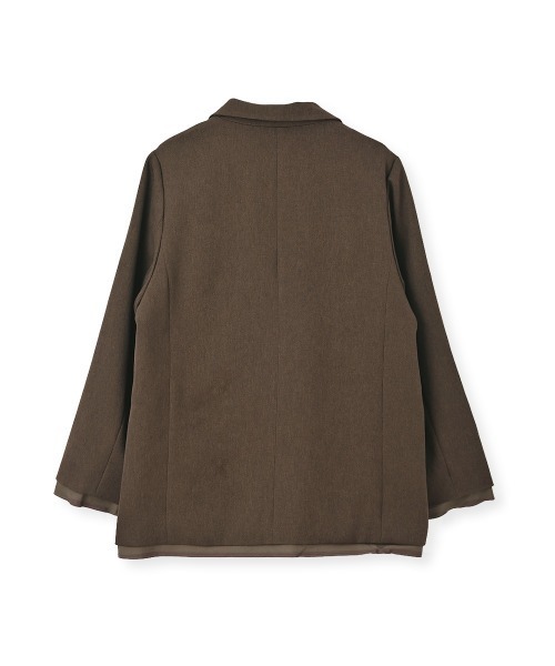 marjour(マージュール)の「OVER BROWN DOUBLE JACKET(テーラードジャケット・レディース・ブラウン・M)」の10枚目の写真
