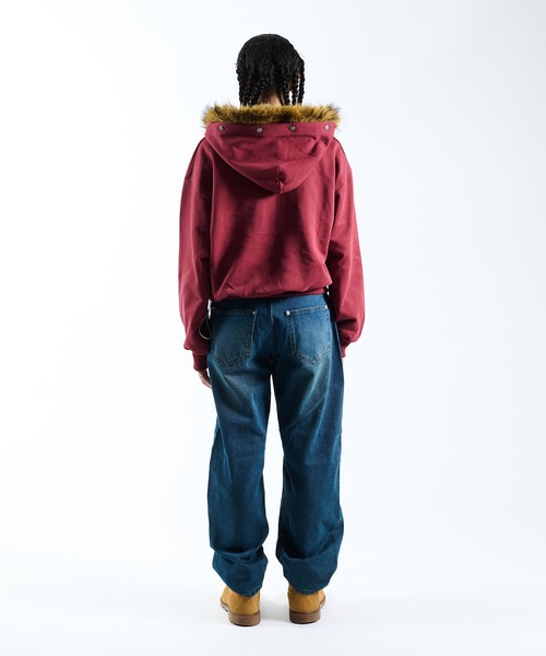 セール】FRONT LOGO ZIP UP FUR HOODIE（パーカー）｜FTW（エフティ