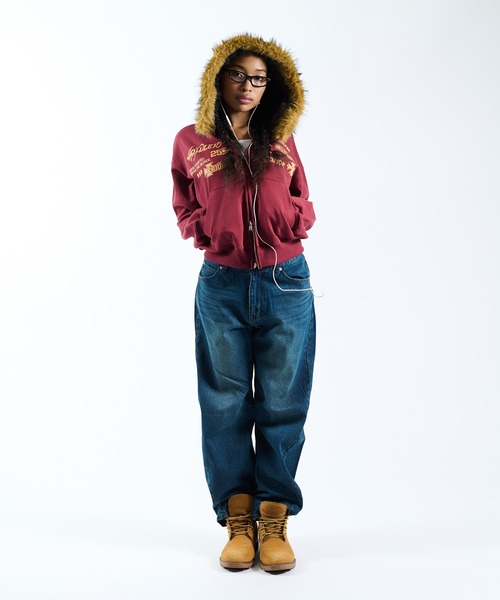 セール】FRONT LOGO ZIP UP FUR HOODIE（パーカー）｜FTW（エフティ