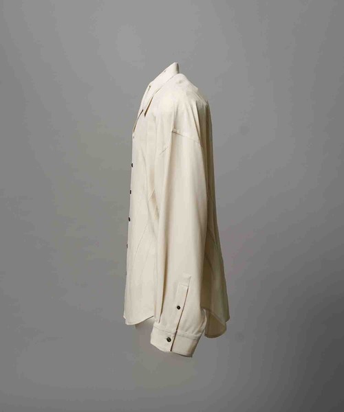 UNISEX》Radial Darts Prime-Over Open Collar Shirt/ラディアルダーツ