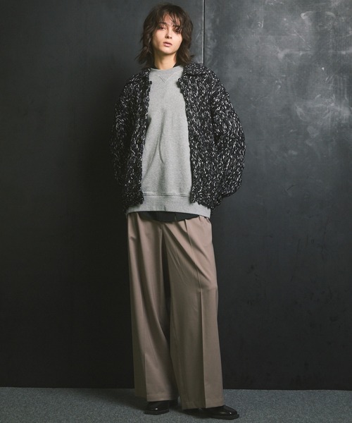 UNISEX》Radial Darts Prime-Over Open Collar Shirt/ラディアルダーツ