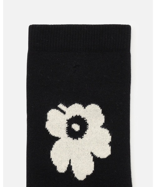 marimekko(マリメッコ)の「【kioski】 Pirtti Unikko / Socks(ソックス/靴下・レディース・ブラック・34/37/40)」の4枚目の写真