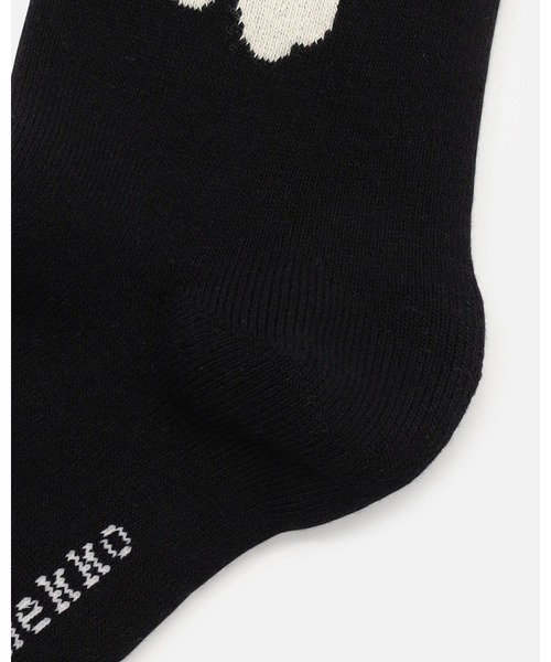 marimekko(マリメッコ)の「【kioski】 Pirtti Unikko / Socks(ソックス/靴下・レディース・ブラック・34/37/40)」の5枚目の写真