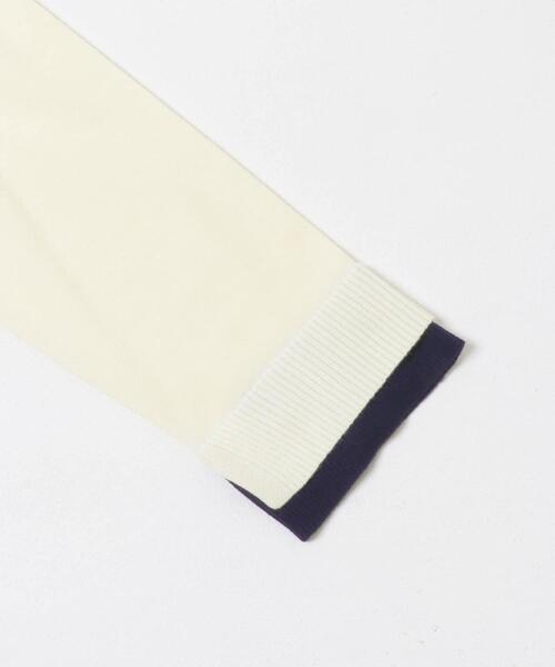 SENSE OF PLACE by URBAN RESEARCH（センスオブプレイスバイアーバンリサーチ）の「ヘンリーネックレイヤードセーター（ニット/セーター・レディース・ベージュ/ブラウン/アイボリー/ブラック・ONE）」の10枚目の写真