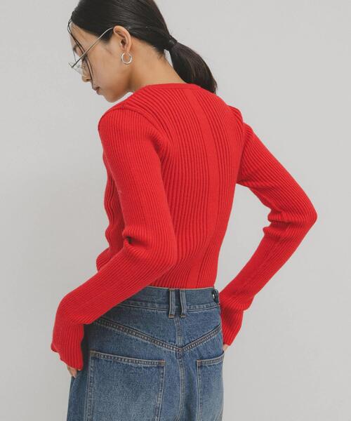 illi ランダムRIBクルーネックニット（ニット/セーター）｜KBF