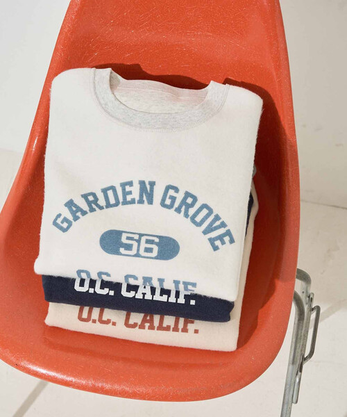 セール】限定展開 リバーシブル カレッジ プリント スウェット
