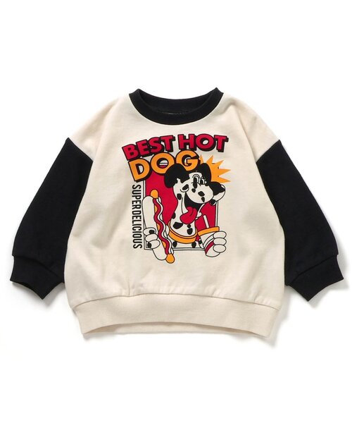 BREEZE(ブリーズ)の「【ジュニア対応】カラバリグラフィックトレーナー(スウェット・キッズ・ブラック/アイボリー/ターコイズブルー/その他12/グリーン/レッド/ピンク/キナリ/イエロー/チャコール/その他11/オレンジ/ネイビー/パープル・80/90/110/130/150/100/120/140)」の14枚目の写真