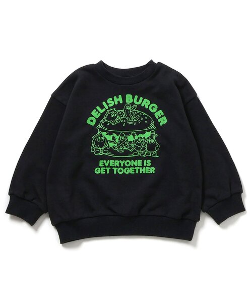 セール】【ジュニア対応】カラバリグラフィックトレーナー（スウェット