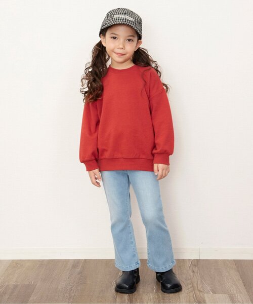 セール】【ジュニア対応】カラバリグラフィックトレーナー（スウェット