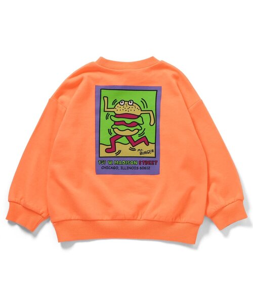 BREEZE(ブリーズ)の「【ジュニア対応】カラバリグラフィックトレーナー(スウェット・キッズ・ブラック/アイボリー/ターコイズブルー/その他12/グリーン/レッド/ピンク/キナリ/イエロー/チャコール/その他11/オレンジ/ネイビー/パープル・80/90/110/130/150/100/120/140)」の13枚目の写真