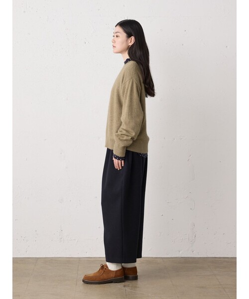 MidiUmi（ミディウミ）の「MidiUmi ラクーンニットプルオーバー（ニット/セーター・レディース・レッド/ブラック/ライトブルー/チャコールグレー/ベージュ・FREE）」の20枚目の写真