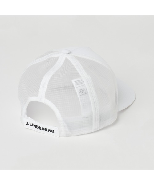 J.LINDEBERG(ジェイリンドバーグ)の「【J.LINDEBERG/GOLF】JLロゴナイロンキャップ(キャップ・メンズ・ブラック/ホワイト・FREE)」の4枚目の写真