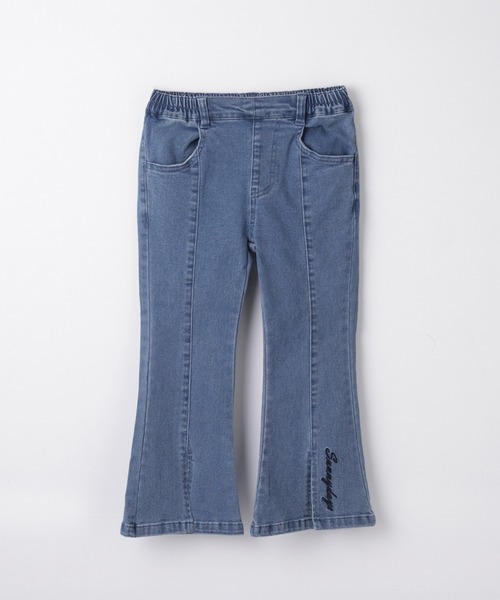 coca（coca）（コカ）の「キッズ　デニム刺繍フレアパンツ（デニムパンツ・キッズ・ブラック/ブルー・150/130/120/140）」の19枚目の写真