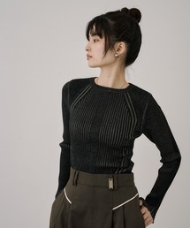 UNITED TOKYO | 【残りわずか!】スリムリブラインニット|ウォッシャブル/オフィスカジュアル/ニット/細見え/春服(ニット/セーター)