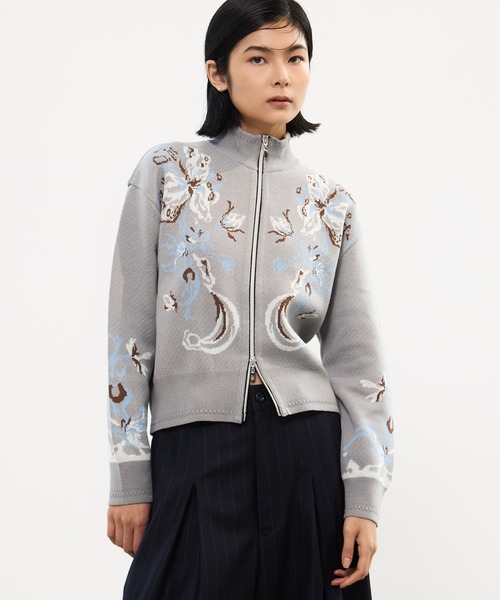 MURRAL/ミューラル】Trillium knit cardigan/トリリアムニット