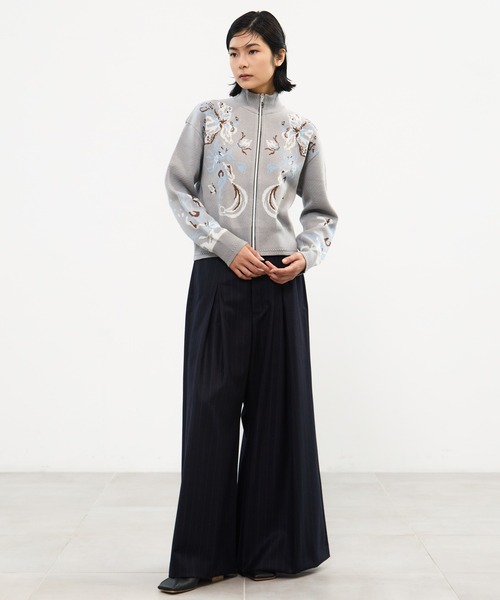 MURRAL/ミューラル】Trillium knit cardigan/トリリアムニット