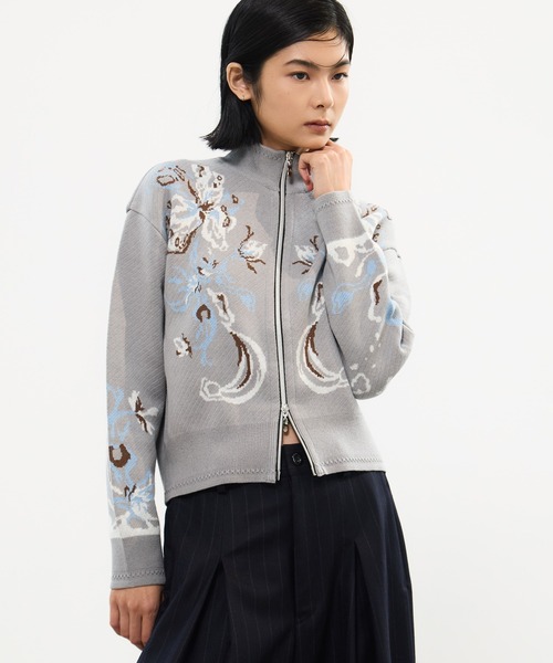 MURRAL/ミューラル】Trillium knit cardigan/トリリアムニット