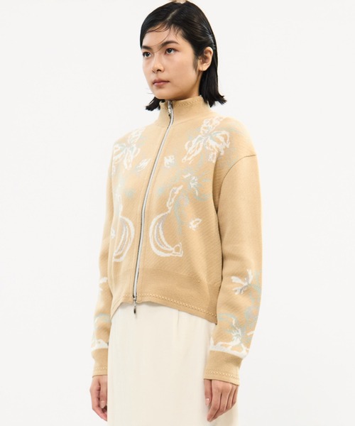 MURRAL/ミューラル】Trillium knit cardigan/トリリアムニット
