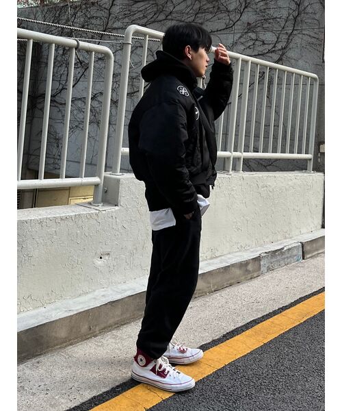 MUSINSA STANDARD（ムシンサスタンダード）の「スウェットパンツ[黒]（スウェットパンツ・メンズ・その他・SMALL/MEDIUM/LARGE/XX-LARGE）」の10枚目の写真