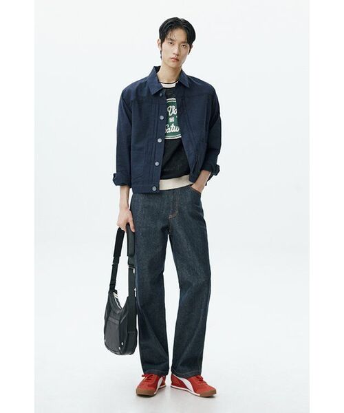 MUSINSA STANDARD（ムシンサスタンダード）の「リラックスフィットクルーネックストリングTシャツ[ダスティカーキ]（Tシャツ/カットソー・メンズ・その他・SMALL）」の8枚目の写真
