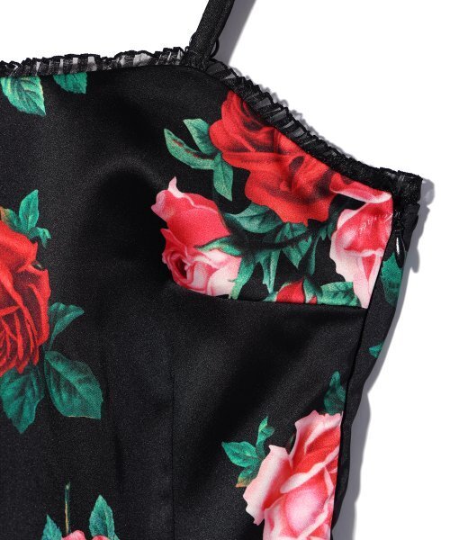 YOUHEE(ユヒ)の「SATIN FLOWER PATTERN DRESS BLACK(ワンピース・レディース・その他・MEDIUM/SMALL)」の5枚目の写真