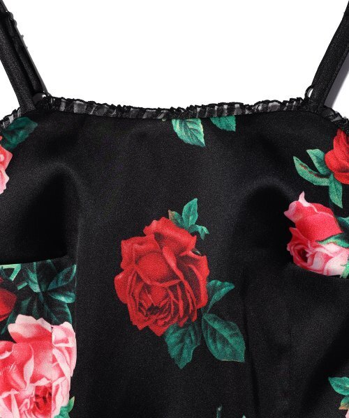 YOUHEE(ユヒ)の「SATIN FLOWER PATTERN DRESS BLACK(ワンピース・レディース・その他・MEDIUM/SMALL)」の6枚目の写真