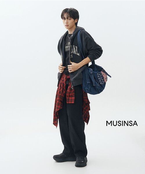 NOMANUAL(NOMANUAL)の「C.A VINTAGE HOODED ZIP-UP - WASHED BLACK(パーカー・レディース・その他・LARGE/SMALL/MEDIUM)」の9枚目の写真