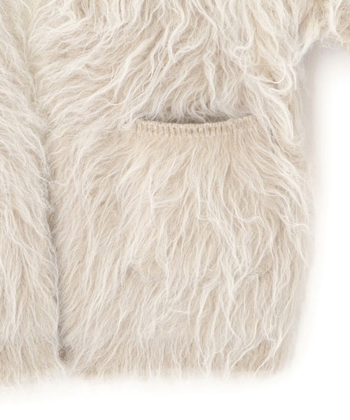 ETRE TOKYO（エトレトウキョウ）の「ダブルフェイスヘアリーニットカーディガン（カーディガン/ボレロ・レディース・ピンク/ライトベージュ・FREE）」の22枚目の写真