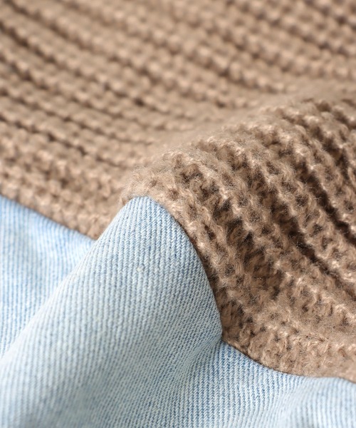 Cepica（セピカ）の「デニムコンビニットカーディガン（カーディガン/ボレロ・レディース・ベージュ・FREE）」の16枚目の写真