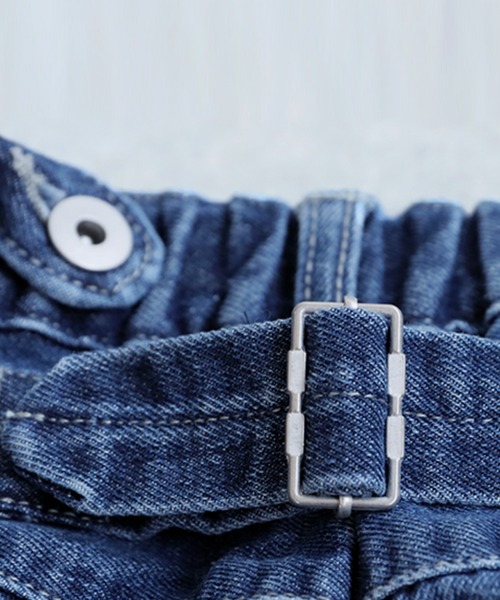 antiqua(アンティカ)の「デニムサロペットスカート(デニムスカート・レディース・ブルー系その他/インディゴブルー・LARGE/MEDIUM)」の21枚目の写真