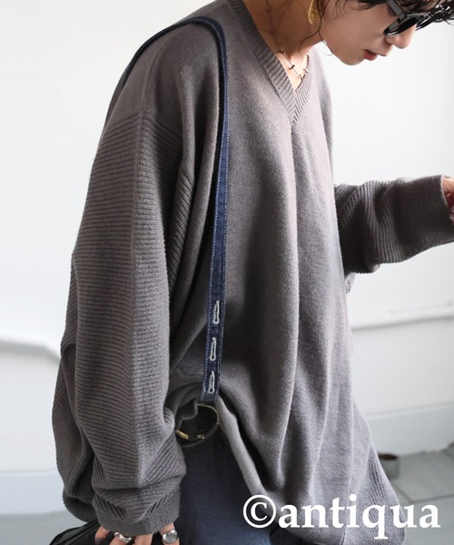 antiqua(アンティカ)の「デニムサロペットスカート(デニムスカート・レディース・ブルー系その他/インディゴブルー・LARGE/MEDIUM)」の4枚目の写真