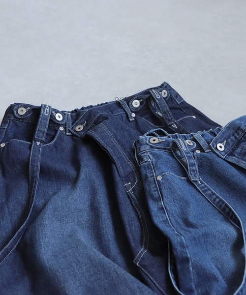 antiqua(アンティカ)の「デニムサロペットスカート(デニムスカート・レディース・ブルー系その他/インディゴブルー・LARGE/MEDIUM)」の16枚目の写真