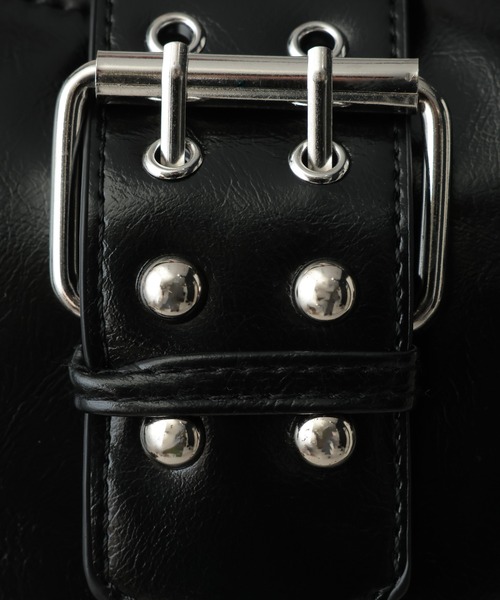 3.3 Field Trip （3.3フィールドトリップ）の「3.3 Field Trip／ベルトデザインBAG（ショルダーバッグ・レディース・ブラック・ONE SIZE）」の3枚目の写真