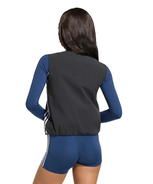 adidas(アディダス)の「adidas ADILENIUM 5.0 SLEEVELESS TRACK TOP / アディダス スリーブレス トラックトップ(その他アウター・レディース・ブラック・S/M/L)」の4枚目の写真